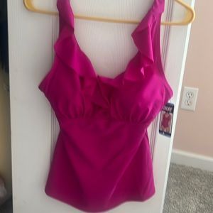 Fuscia DKNY nwt swim suit.
